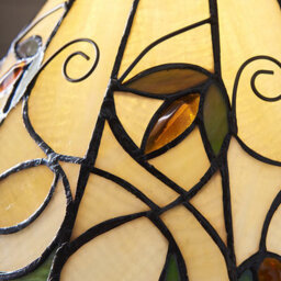 Luminosa Lighting Luminosa Jamelia 1 Light Small Table Lamp Tiffany Glass, Dark Bronze Paint With Highlights, E27 - thumbnail 4