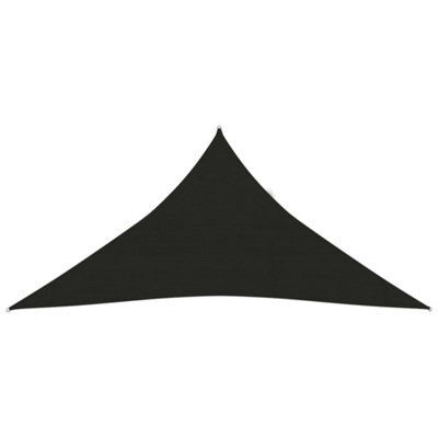 Berkfield Sunshade Sail 160 G/m2 Black 3X3X3 M Hdpe