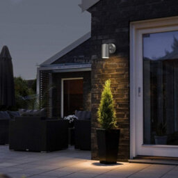 Long Life Lamps Company 4W Modern Outdoor Led Stainless Steel Single Wall Light Warm White Zlc314 - thumbnail 3