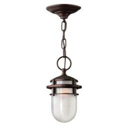 Victorian Bronze Led Chain Lantern With E27 Bulb - Ip23 Rated Outdoor Lighting - thumbnail 1