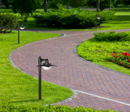 Luminosa Lighting Luminosa Isola Outdoor Bollard Black 3000K Warm White Ip54 - thumbnail 3