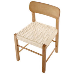 Beliani Set Of 2 Dining Chairs Allos Wood Brown - thumbnail 5