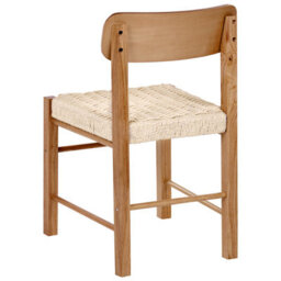 Beliani Set Of 2 Dining Chairs Allos Wood Brown - thumbnail 6
