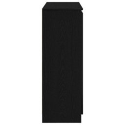 Vidaxl Sideboard With Drawers Black Oak 100.5X35X98.5 Cm Engineered Wood - thumbnail 7