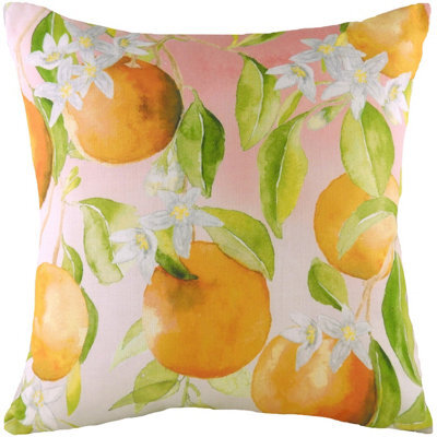 Evans Lichfield Fruit Oranges Printed Feather Filled Cushion - image 1