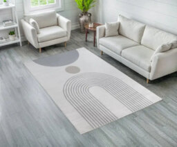 Stratus Interiors Whisper Large Living Room Rug 200 X 290 Cm - Beige / Cream / Brown / Dark Brown - Large - thumbnail 2