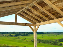 Edecks The Cotswold Garden Gazebo Heavy Duty - Pressure Treated Outdoor Timber Diy Kit - 4200mm X 2700mm With Steel Spikes 2.1M - thumbnail 4