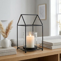 Garden Greatness Framed House Candle Holder Metal