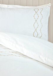Rapport Home Modena Geo Polycotton Duvet Cover Set With Pillowcase Single - thumbnail 2