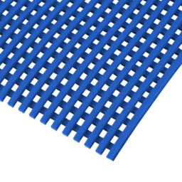 Floordirekt Adria Anti Slip Workplace Mat Uv Resistant Wet Area Drainage Rubber Runner Indoor Outdoor Blue 120 X 100 Cm