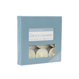 Wax Lyrical Linen & Cashmere Small Tea Lights, Pack Of 9 - thumbnail 2