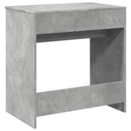 Berkfield Dressing Table With Mirror Concrete Grey 73X46.5X120 Cm - thumbnail 7