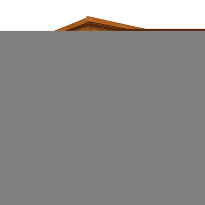 Buttercup Farm 6 X 4 Feet Budget Pent 9mm Shed - Solid Wood/softwood/pine - L175 X W115 X H204.1 Cm - Burnt Orange - image 1