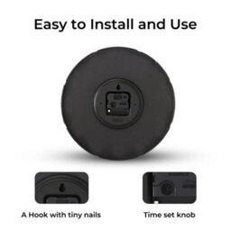 Geepas Wall Clock Modern Large Number Silent Round Clock Battery Operated - thumbnail 6