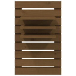 Berkfield Wall-Mounted Bedside Shelves 2 Pcs Honey Brown Solid Wood Pine - thumbnail 6