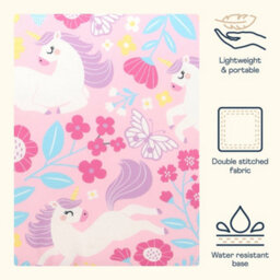 icon Kids Unicorn Bean Bag Chair Purple Childrens Bean Bags - thumbnail 4