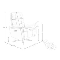 Angel Cerda Stylish Grey Leather Swivel Armchair For Modern Living Spaces - thumbnail 8