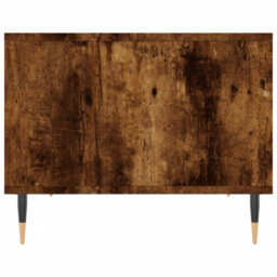 Berkfield Coffee Table Smoked Oak 60X50X40 Cm Engineered Wood - thumbnail 5