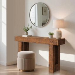"63"" Entryway Console Table With Storage Sofa Table Behind Couch For Living Room" - thumbnail 4