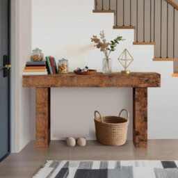 "63"" Entryway Console Table With Storage Sofa Table Behind Couch For Living Room" - thumbnail 5