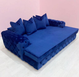 Stratus Interiors Bella Chesterfield Cinema Sofa Luxury Seating With Drink Holders-Cup Holder Each Side- - thumbnail 1