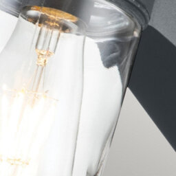 Luminosa Lighting Elstead Portofino Outdoor Wall Lamp, Grey Ip44 - thumbnail 4