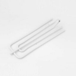 Homeelabador 20X White Curtain Pinch Pleat Hooks Deep Prong Galvanised Curtain Clips Tape Pins - thumbnail 2