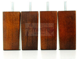 L&F 4X Replacement Furniture Legs Solid Wood 110mm High Sofas Chairs Settee Cabinets Legs M10 Tsp2055 - thumbnail 5