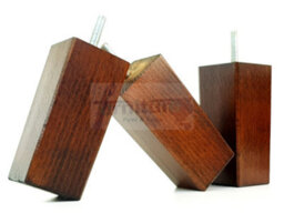 L&F 4X Replacement Furniture Legs Solid Wood 110mm High Sofas Chairs Settee Cabinets Legs M10 Tsp2055 - thumbnail 3