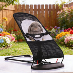 Mini Rocking Chair Hammock For Small Dogs Foldable Pet Lounger - thumbnail 5