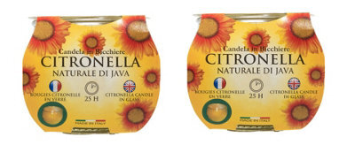 Price's Candles Citronella In Jar Pack Of 2