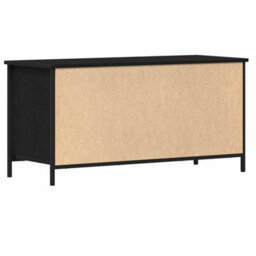 Walplus Tv Cabinet Black Oak 100 X 40 X 50 Cm Engineered Wood - thumbnail 8