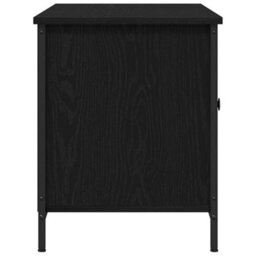 Walplus Tv Cabinet Black Oak 100 X 40 X 50 Cm Engineered Wood - thumbnail 7