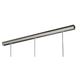 Luminosa Lighting Luminosa Sintesys Linear Pendant 3 Drop Gu10 3 Light Bar Polished Chrome - thumbnail 3