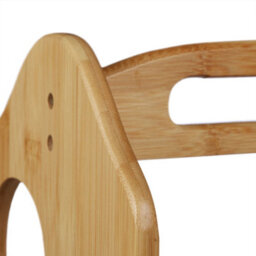 Simpa Bamboo Wine Rack For 6 Bottles, 40Cm (H) X 20Cm (W) X 20Cm (D) - thumbnail 4