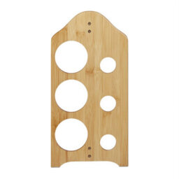 Simpa Bamboo Wine Rack For 6 Bottles, 40Cm (H) X 20Cm (W) X 20Cm (D) - thumbnail 6