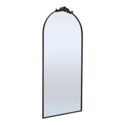 Darphe Black Metal Frame Decorative Mirror 80Cm W X 2.5Cm D X 180Cm H - thumbnail 3