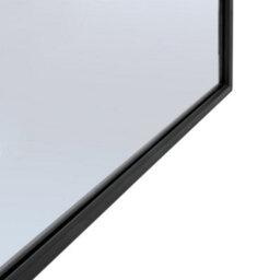 Darphe Black Metal Frame Decorative Mirror 80Cm W X 2.5Cm D X 180Cm H - thumbnail 6