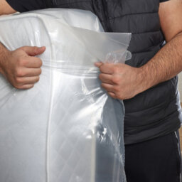 Bsspoke Mattress Cover Protective Storage Removal Moving House Bags Chair Sofa Bags Thick Plastic Mattress Bags Single Double King 6Ft - thumbnail 5