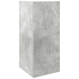 Berkfield Side Tables 2 Pcs With Shelf Concrete Grey 25.5X27X60 Cm - thumbnail 7