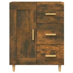 Berkfield Classic Sideboard Smoked Oak 69.5X34X90 Cm Engineered Wood - thumbnail 7