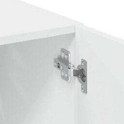 Berkfield Storage Cabinet White 70X42.5X225 Cm Engineered Wood - thumbnail 9