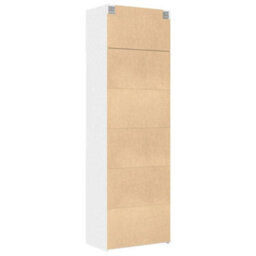 Berkfield Storage Cabinet White 70X42.5X225 Cm Engineered Wood - thumbnail 8