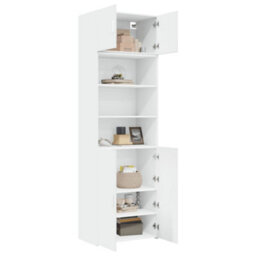 Berkfield Storage Cabinet White 70X42.5X225 Cm Engineered Wood - thumbnail 3