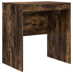 Berkfield Modern Writing Desk Smoked Oak Engineered Wood 70 X 50 X 76 Cm - thumbnail 1