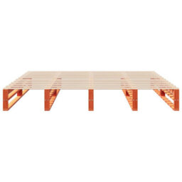Berkfield Bed Frame Without Mattress Wax Brown 180X200 Cm Super King Solid Wood Pine - thumbnail 6