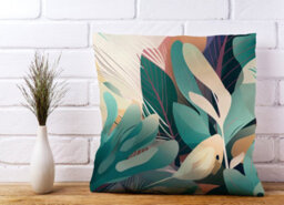 Warren Reed Designer Abstract Tropical Leaves Cushions 45Cm X 45Cm - thumbnail 2