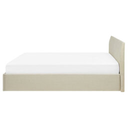 Beliani Ottoman Bed Fabric Orbey 160 X 200 Cm (Eu King Size) Light Beige - thumbnail 8