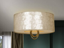 Luminosa Lighting Luminosa Ed 4 Light Flush Ceiling Light Gold, E27 - Uk Stock - thumbnail 1
