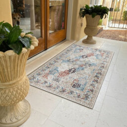 Bedlooms Coastal Cashmere Rug 60X110Cm, Modern Area Rug, Anti Slip, Stain Resistant, Large Kitchen & Door Mat - thumbnail 7